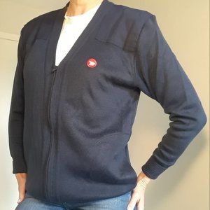 Canada Post Zip-Up Cardigan - Size Small